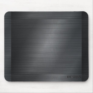 Dark Gray Metal Look background Mouse Pad