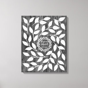 Dark Laurel - Livro de Convidados para Canvas de 5