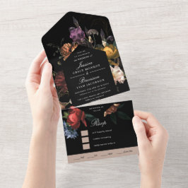 Dark Moody Floral Dutch Painterly Wedding