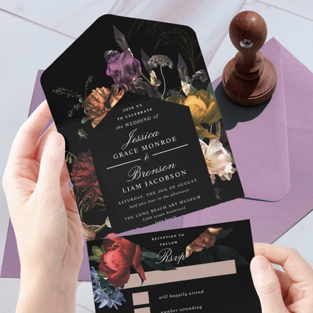 Dark Moody Floral Dutch Painterly Wedding (Criador carregado)