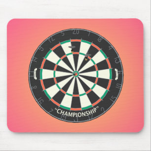 Dartboard & Darts: Modelo 3D: Mousepad
