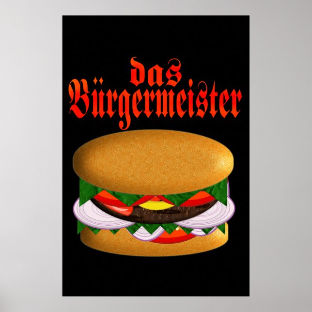 das Burgermeister Poster (Frente)