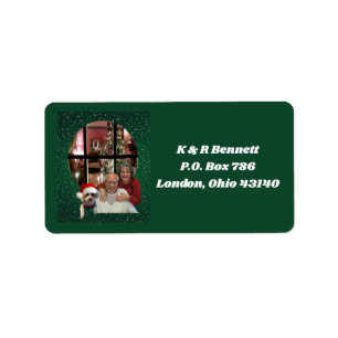 Das Etiquetas De Endereços De Natal Dos Bennetts