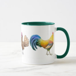 Das galinhas caneca abundante