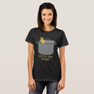 Das mulheres Home do cozinhar da massa o t-shirt