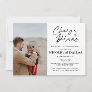 Data da Alteração de Casamento Reprogramada Modern