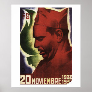 Data da morte de Durruti no Poster de Propaganda