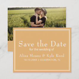 Data de Salvamento de Fotos Amarelas de Borda Mini