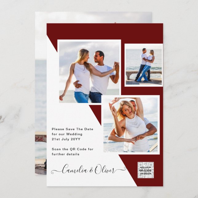 Data de Salvamento do Código QR do Convite de casa (Frente/Verso)