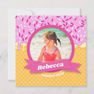 Data de Verão Personalizada Personalizada do Waffl