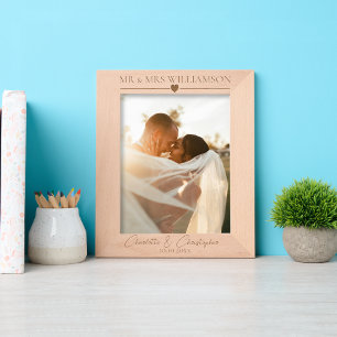 Data personalizada do nome da foto de casamento