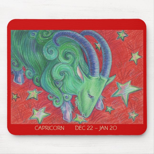 Datas de mousepad do Capricorn Zodiac (Frente)
