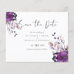 Datas de Salvamento do Casamento Floral Laranja Ro