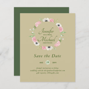 Datas de Salvamento do ORÇAMENTO LeahG Blue Floral