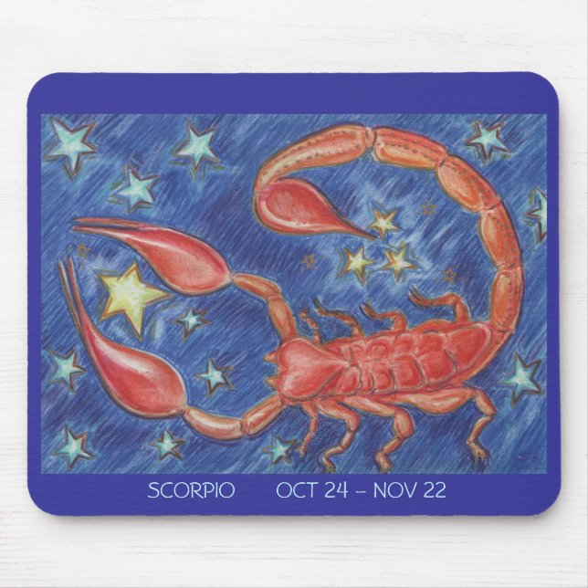 Datas do mousepad do Zodiac Scorpio (Frente)
