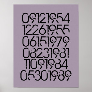 Datas Especiais Distintas Poster