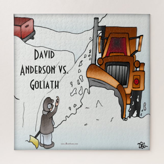 David Anderson vs. Golias 20 x 20 Quebra-cabeça de (Vertical)