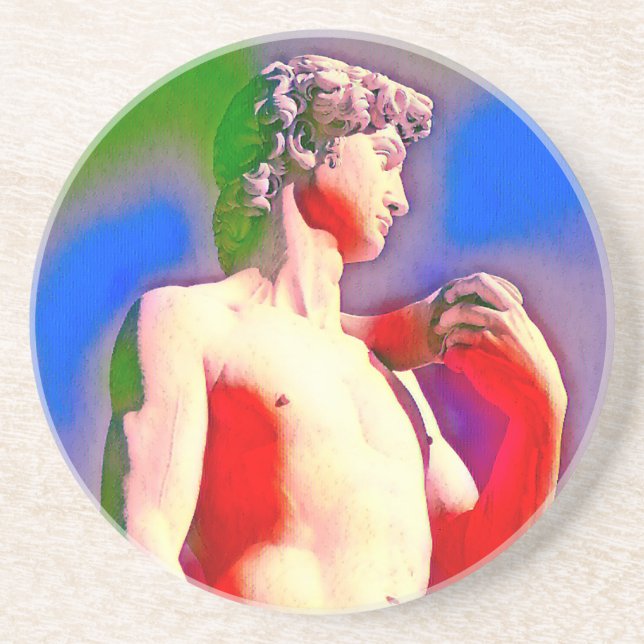 DAVID DE GLENDALE Sandstone Porta copos (Frente)