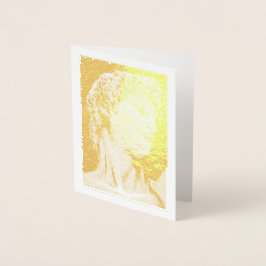 David, depois de Michelangelo... cartão de nota de