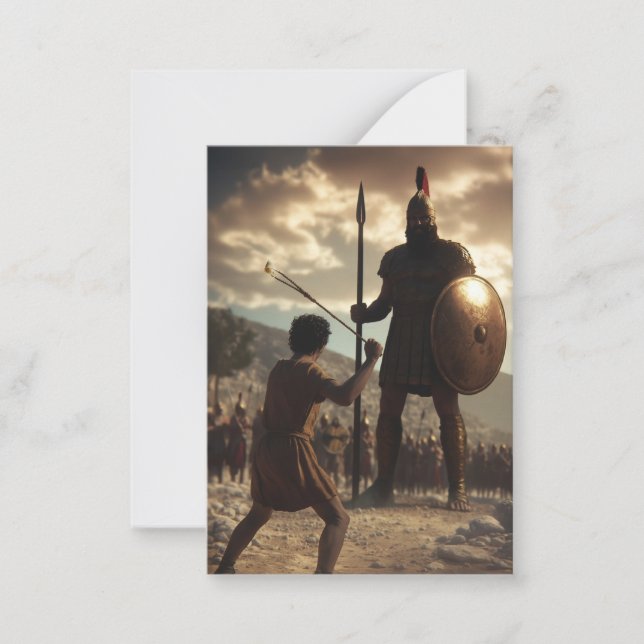 David vs Golias: Cartão (dentro de vazio) (Frente)