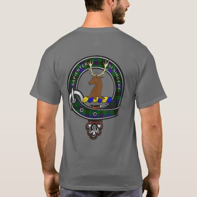Davidson Tartan Clan Crachá T-Shirt (Verso)