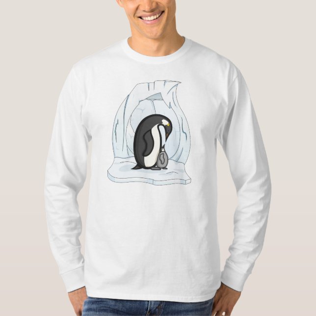 Davin e Annie, a Camisa Luz dos Pinguins (Frente)