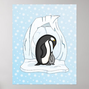 Davin e Annie o poster dos pinguins