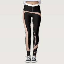 Davina Fit Logo Leggings Femininos de Treino Elega