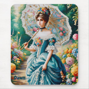 DAWN ~ Elegante Vintage Jovem Mulher ~ Mousepad