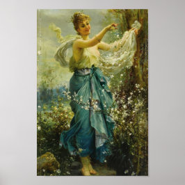 Dawn por Hans Zatzka - poster
