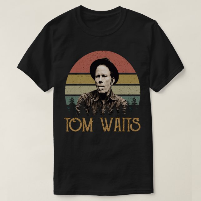 Day Gifts Tom Waits Music Icons Classic T-Shirt (Frente do Design)