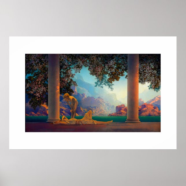 DAYBREAK Maxfield Parrish 1922 ... 2022 Poster (Frente)