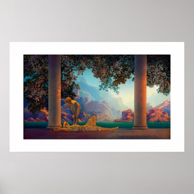 DAYBREAK Maxfield Parrish 1922 ... 2022 Poster (Frente)