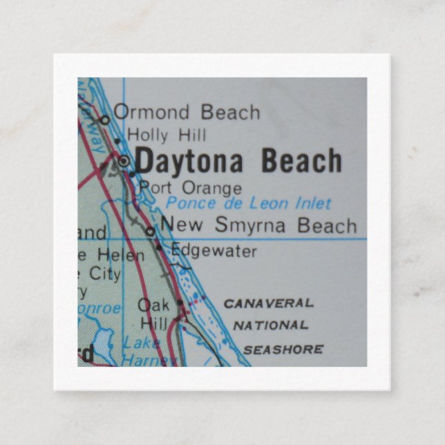 daytona Beach, nós movemos um novo cartão de ender (Frente)