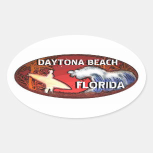 Daytona Beach surf-art adesivos