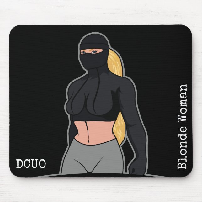 DCUO Blonde Woman Mousepad (Frente)
