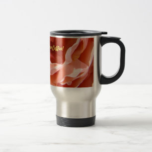 Dê à Mamãe mais Café! canecas Rosa Flor Rosa