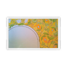 Bandeja gloriosa do serviço da manhã