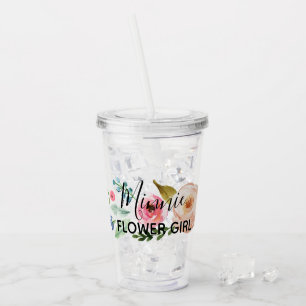 De Acrílico Copo personalizado do florista