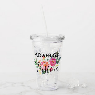De Acrílico Copo personalizado do florista