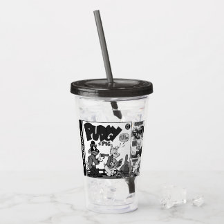 De Acrílico 'PUDGY Pig' Copo Tumbler Engraçado