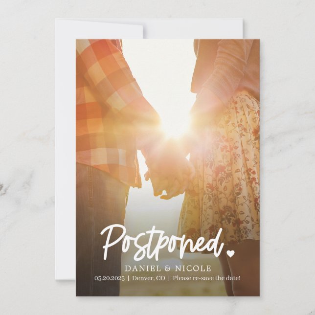 De Agradecimento A Partir Da Cor Coração Editável Guardar O Cartão  (Frente)