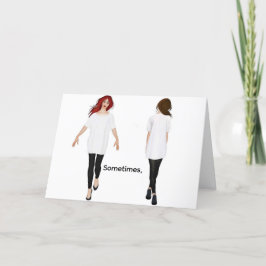 DE AGRADECIMENTO ÀS VEZES, PENSANDO NO CARTÃO