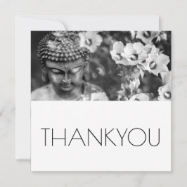 DE AGRADECIMENTO BUDDHA E FLORES, OBRIGADO COM O CARTÃO PLANO