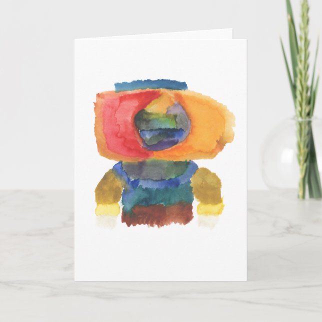 De Agradecimento Cartão astronauta (Frente)