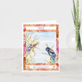 De Agradecimento Cartão "Colheita"