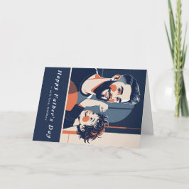 De Agradecimento Cartão com fotos do Dia do Pai - Mensagem Personal