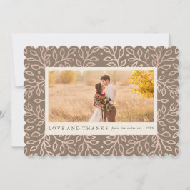 De Agradecimento Cartão com fotos grato da queda