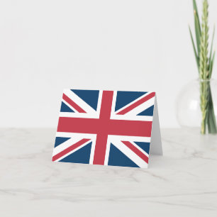 De Agradecimento Cartão da Bandeira Britânica Union Jack