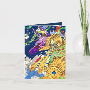 De Agradecimento Cartão Egípcio